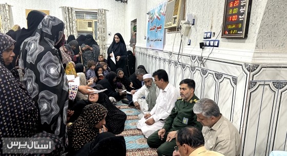 میز خدمت در شهرستان نیکشهر به مناسبت سوم خرداد