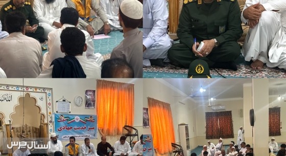 برگزاری میز خدمت در نماز جمعه روستای کشیک نیکشهر