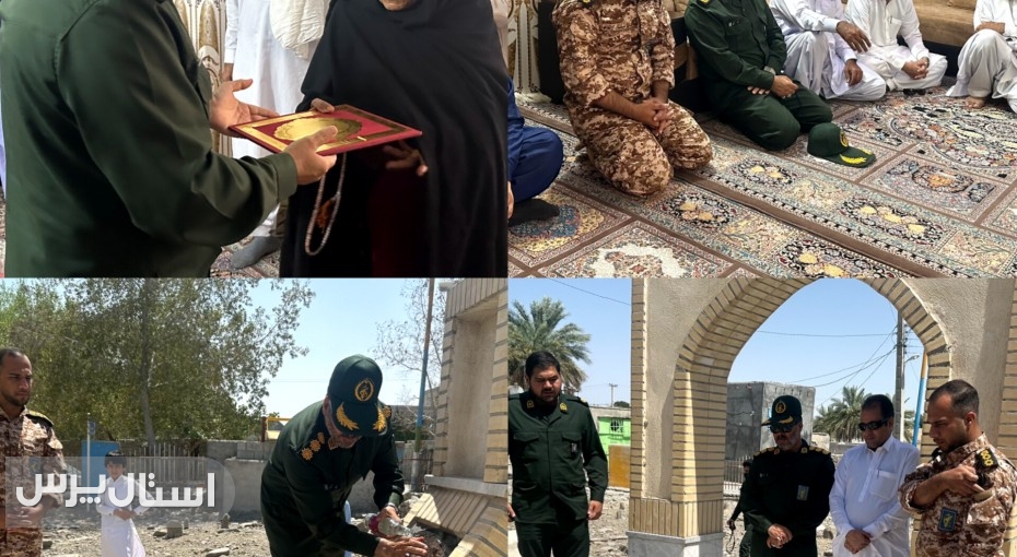 دیدار با خانواده شهید اسماعیل بلوچی در کشیک نیکشهر