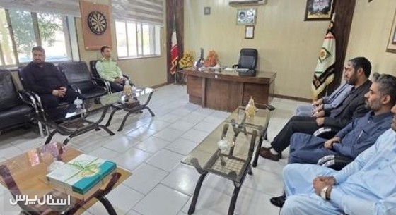 دیدار رئیس حوزه قضایی نیکشهر با فرمانده انتظامی شهرستان به مناسبت هفته نیروی انتظامی