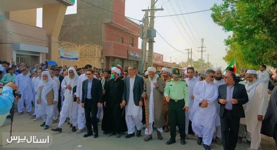 همزمان با ۱۳ آبان، صدای استکبارستیزی در جنوب سیستان و بلوچستان طنین‌انداز شد