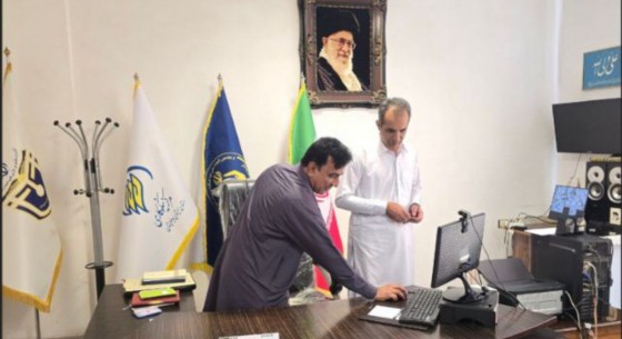 بازدید سرزده فرماندار نیکشهر از اداره کمیته امداد امام خمینی (ره)