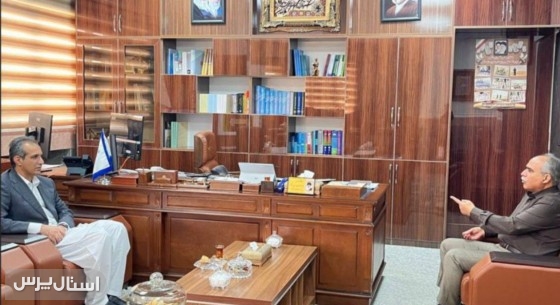 دیدار و رایزنی فرماندار نیکشهر با مقامات استان